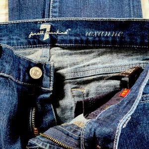 Dark washed vintage 7 For All Mankind